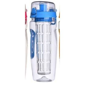 32Oz Fruit Infusing Infuser Water Bottle Water Fruit Bottle BPA Free Plastic Sport Fruit Infuser Water Bottles With Infuser Juice Shaker Drink Bo (Option: Style G)